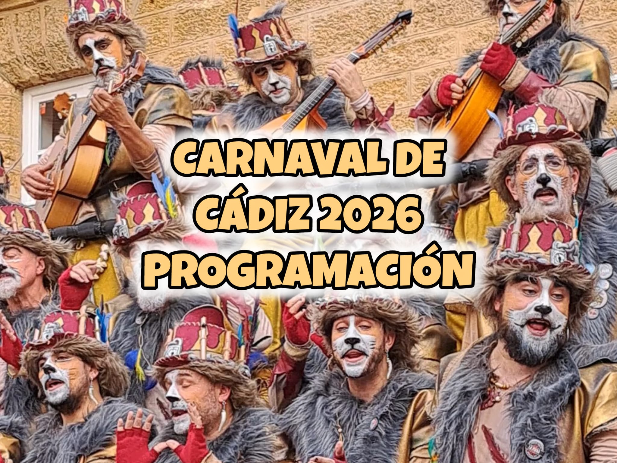 Carnaval de Cádiz 2026 programación completa